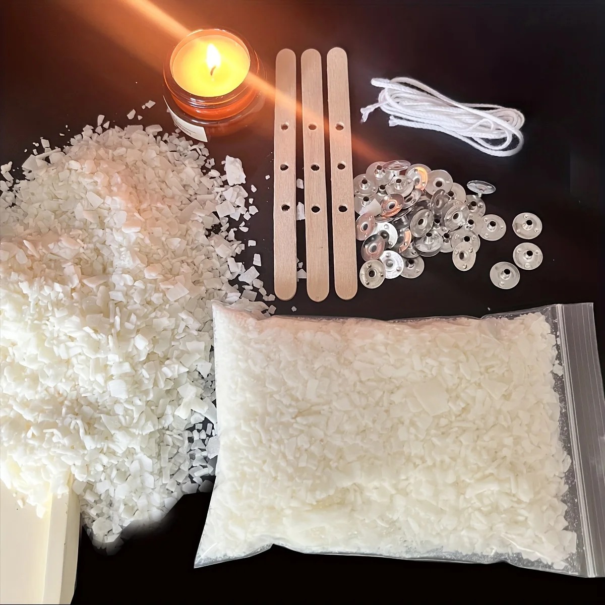 Candle Making Kits - Kaarsen Maken Kits 100G Soja Wax