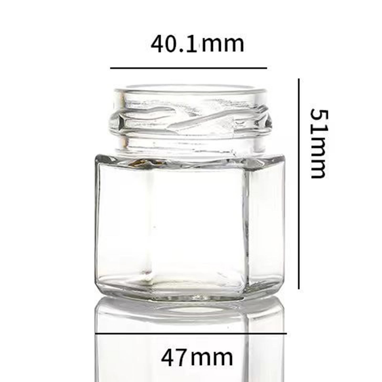 Candle Making Jars With Lids - 20x kleine glazen potjes met schroefdeksels