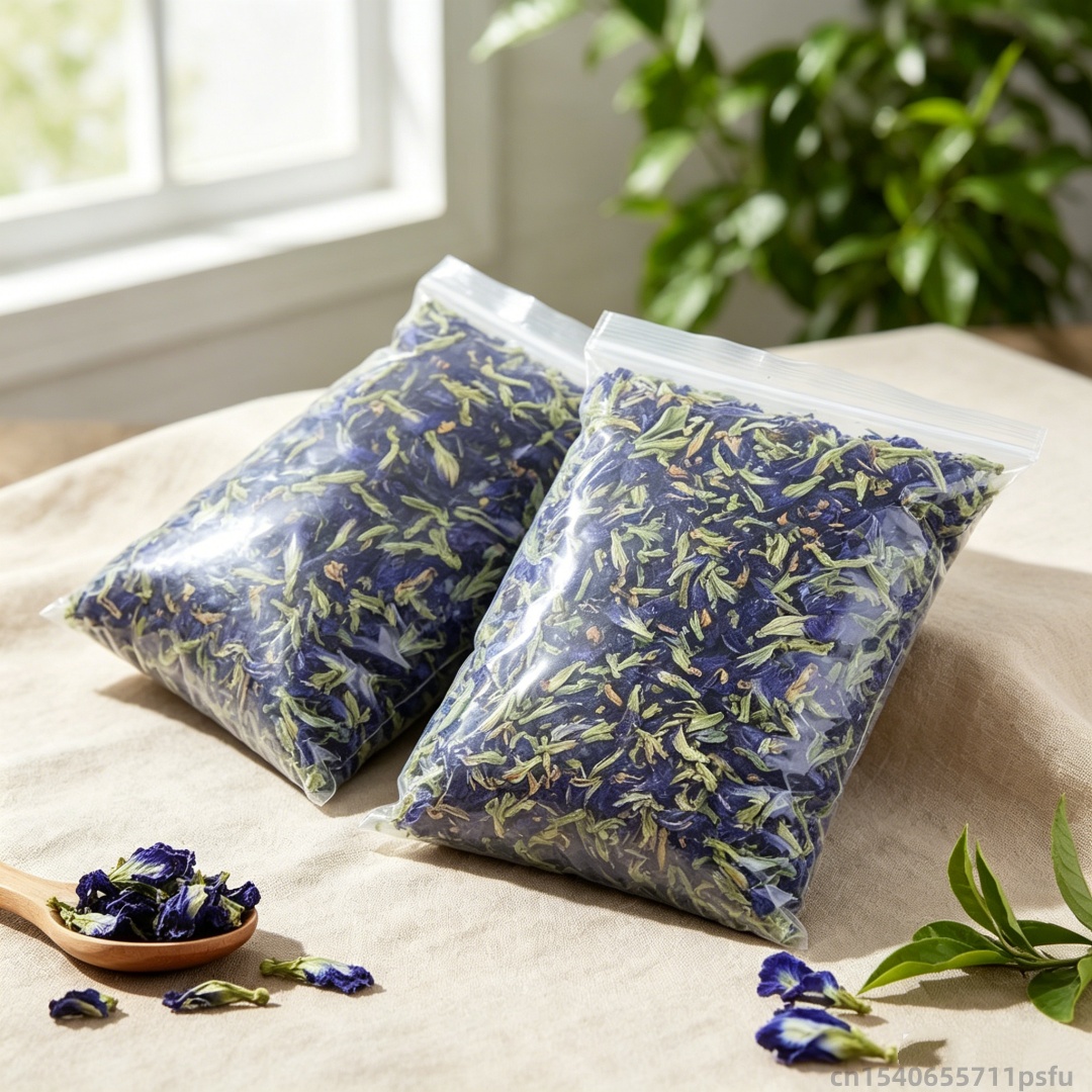 Candle Making And Perfume - Natuurlijke Vlinderorchidee Gedroogde Bloem Blauwe Vlindererwtenbloem