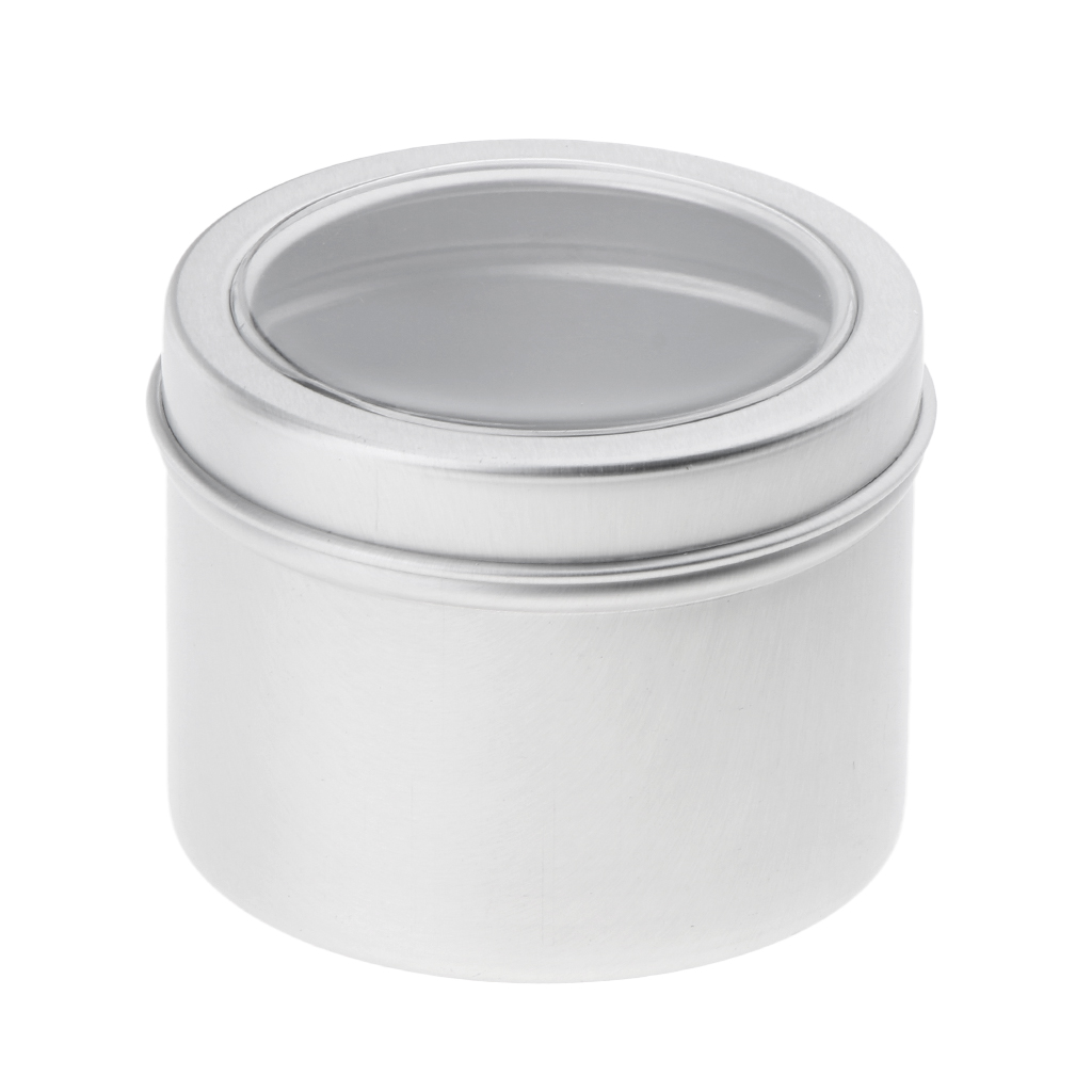 Ronde aluminium pot van 60 ml, - Tin Container Lid recensie en prijs