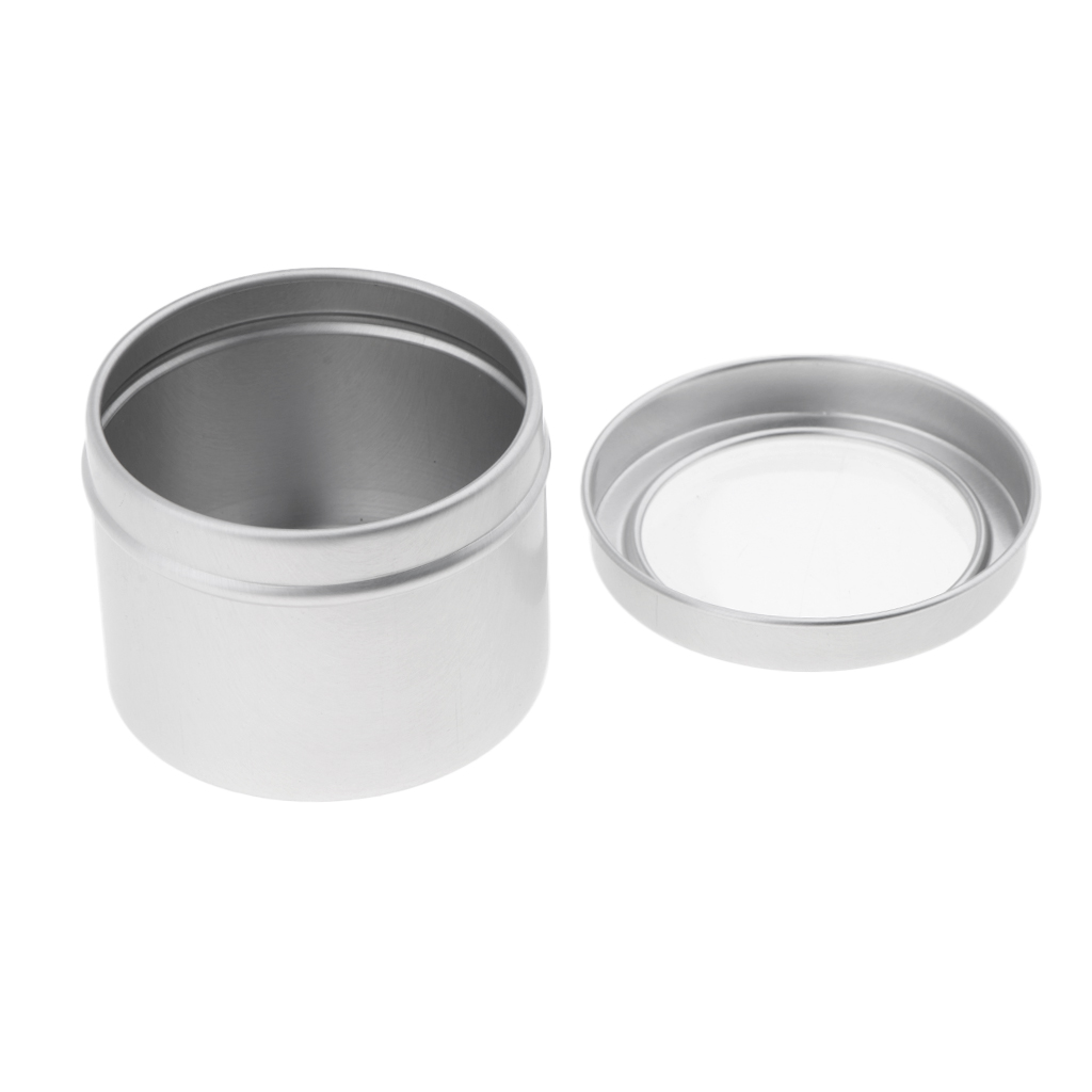 Ronde aluminium pot van 60 ml, - Tin Container Lid recensie en prijs