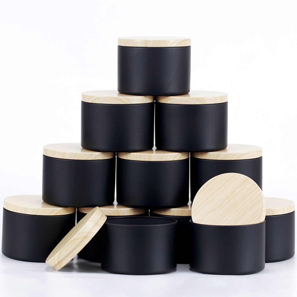 24 stks 4 oz Zwarte Kaars Pott - Candle Making Jars With Lids recensie en prijs