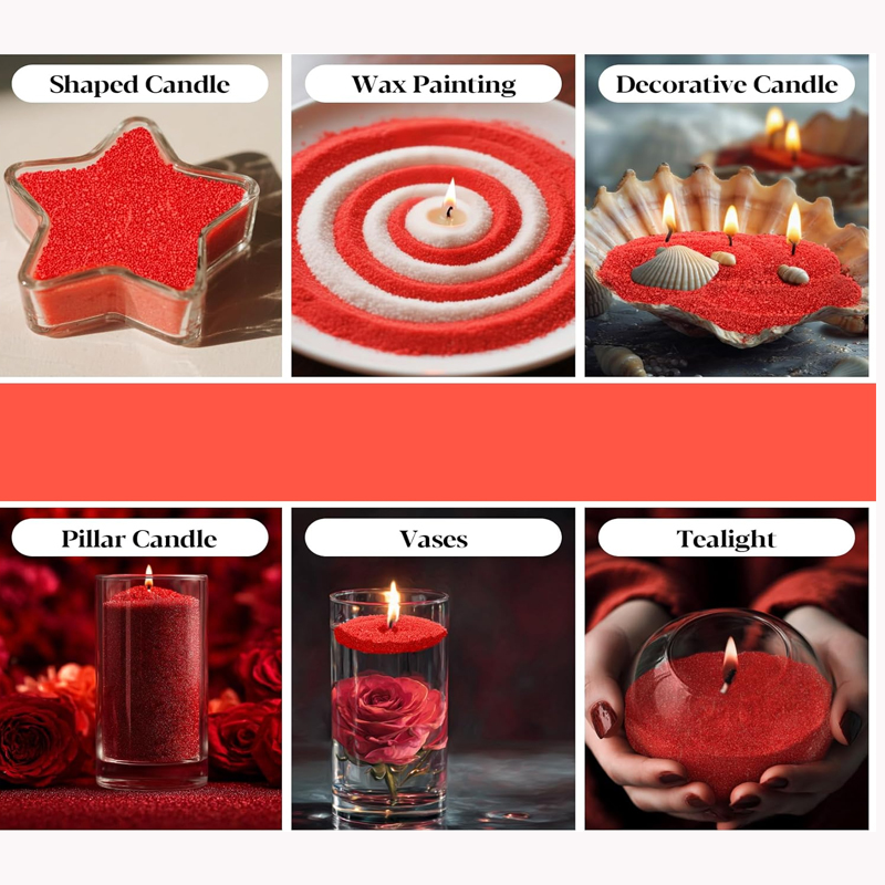 100G groen wit rood zand parel - Candle Making Kits recensie en prijs
