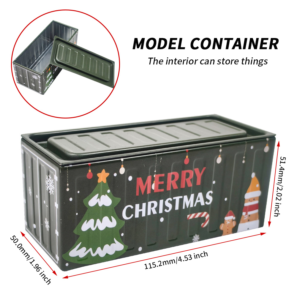 Blikken doos in containervorm, - Tin Container Lid recensie en prijs