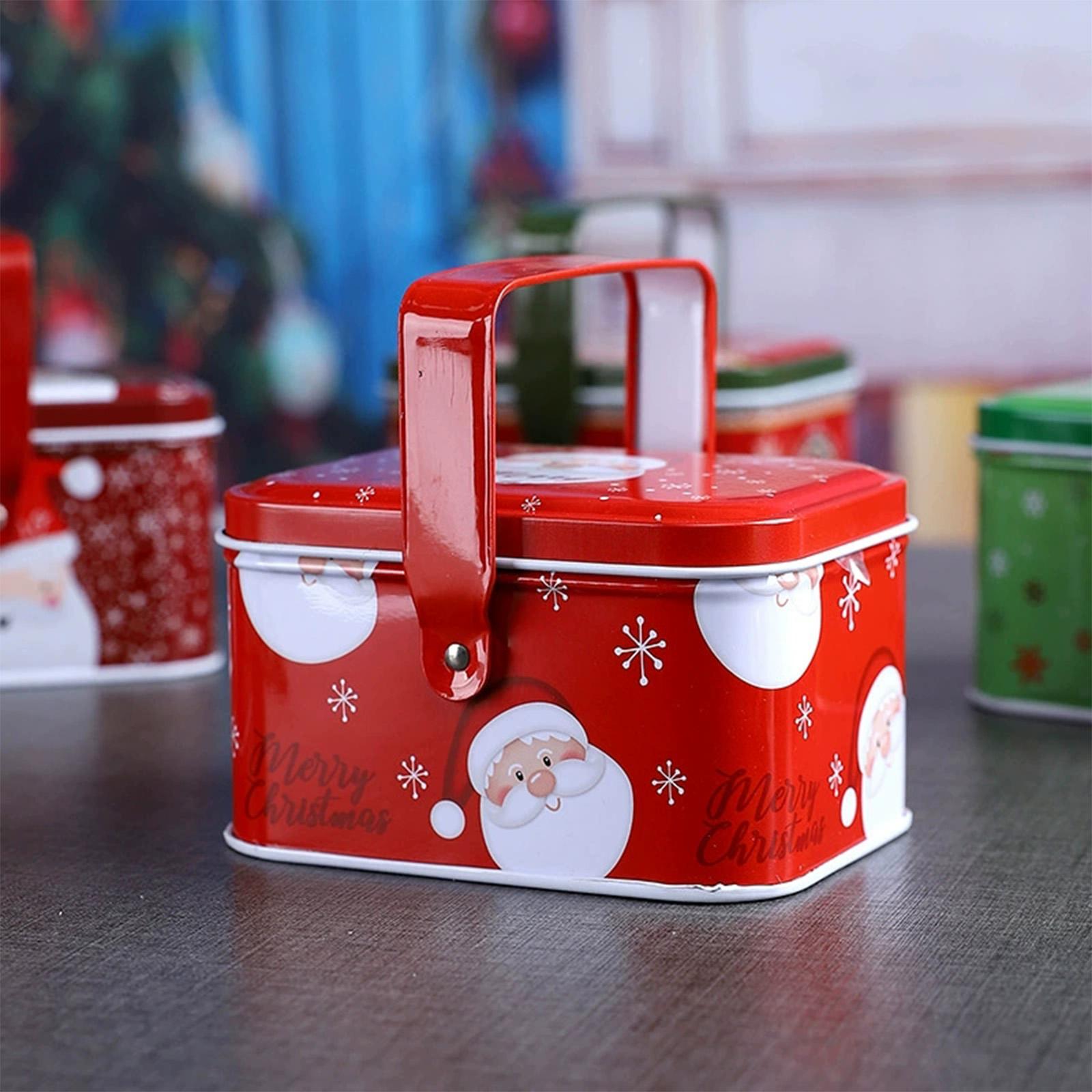 Kerstkoekendozen, metalen opbe - Tin Container Lid recensie en prijs