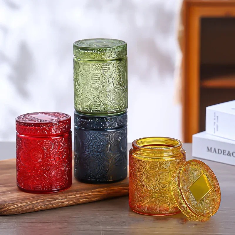 1 stuk lege glazen kaarsenhoud - Candle Making Jars With Lids recensie en prijs